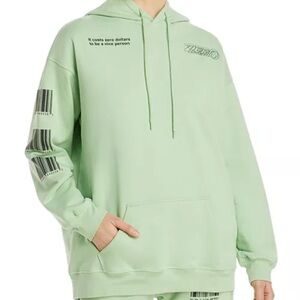 The Mayfair Group It Costs Zero Dollars Barcode Graphic Hoodie